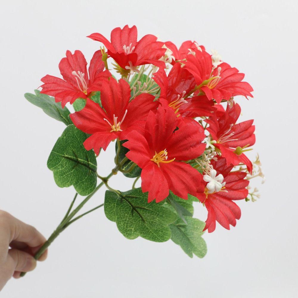 UV Resistant Realistic Faux Blooms Plastic Artificial Flower  Flower Arrangement