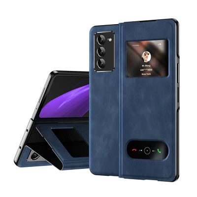 Кожаный деловой чехол с полным покрытием для Samsung Galaxy Z Fold4 5g Fold 4 Fold3 Fold2 Fold 3 2 Zfold4 противоударный складной чехол
