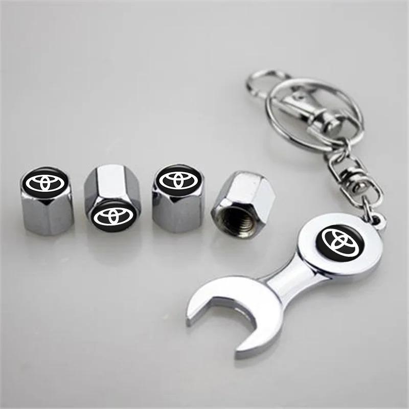 QHJS9 Tapas Válvula Neumático para Coche, Tapones Antipolvo para Válvulas Aire Automóvil para Toyota Corolla, Camry, RAV4,