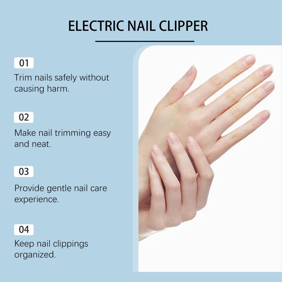 Electric Nail Clipper Trimmer Rechargeable