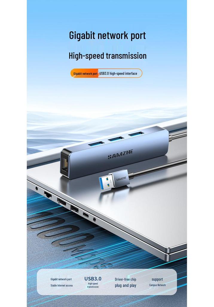 ShanZe USB to Ethernet Adapter: Mac Laptop RJ45 Gigabit Network Converter
