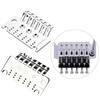 6 String Guitar Tremolo Bridge System Musical Instrument Accessory Alloy Texture for Enhanced Playability and Sound