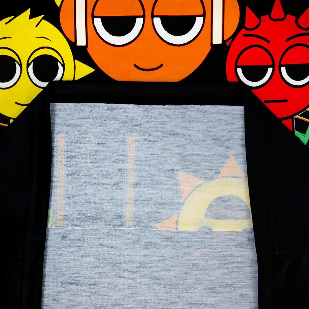 Детский костюм с круглым вырезом и длинными рукавами в мультяшном стиле