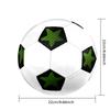 1PC Green Star Symbol Soccer Ball Size 5 Football Machine Sewn Indoor/Outdoor Universal Football W111