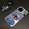 Мультяшный чехол для телефона Лило и Стич для iPhone 11 12 13 14 15 16 17 Pro Max 16e 17E 17 Air Plus 13 Mini Ударопрочный Fundas Задняя крышка