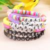 10/11/15 Pcs Bracelet Gifts Set with Clay Bead for Taylor Swift Fans Album Bracelets Boho Letter Beads Bracelet Women Girls Fans