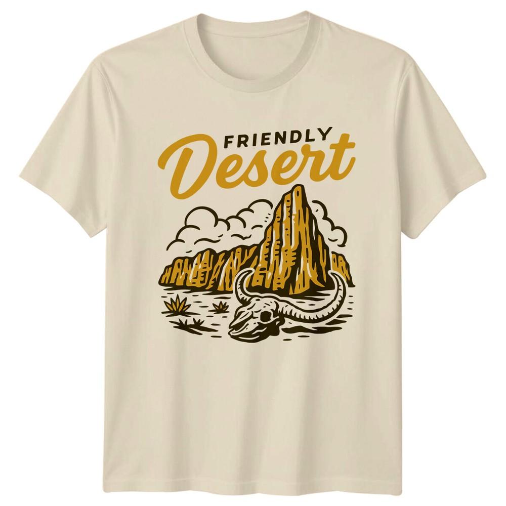 Friendly Desert Mountain Range Nature Unisexs TShirt Unisexs Graphic Tee