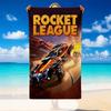 Быстросохнущее пляжное полотенце с рисунком Rocket League, Легкое впитывающее полотенце для бассейна, пляжа, отпуска