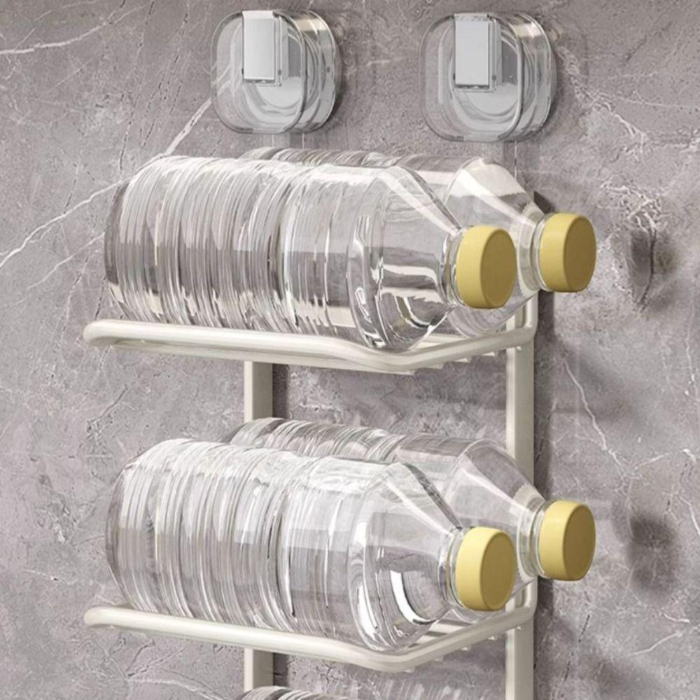 Многослойная полка на присоске, самоклеящаяся полка для хранения овощей, кухонный органайзер