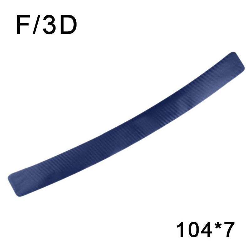 Универсальная наклейка на задний бампер из углеродного волокна, наклейка на багажник автомобиля, защитная пленка для педалей, противоударная накладка на задний багажник, полоска с защитой от царапин G