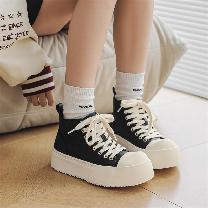 Туфли Дерби с большой головой и перевернутой головой, мужские новые, толстая подошва, увеличивающая высоту, высокие туфли для доски, модная мужская пара 55427-J