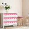 Flexible Corner Decoration for Wardrobe 4Pcs Scalloped Border Wall Decals, Peel and Stick Half Arch Geometric Stickers, Decorative Sticker Bedroom