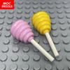 Нетоксичные 12 шт./лот Moc Кирпичи Сахарная Вата Друзья Строительные Мини-Блоки Наборы Модели Игрушки Книжный Город Детский Клуб Парк Развлечений