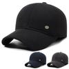 Men's Warm Cotton Cap Middle-Aged and Elderly Ear Protection Baseball Cap Autumn Winter Woolen Hat
