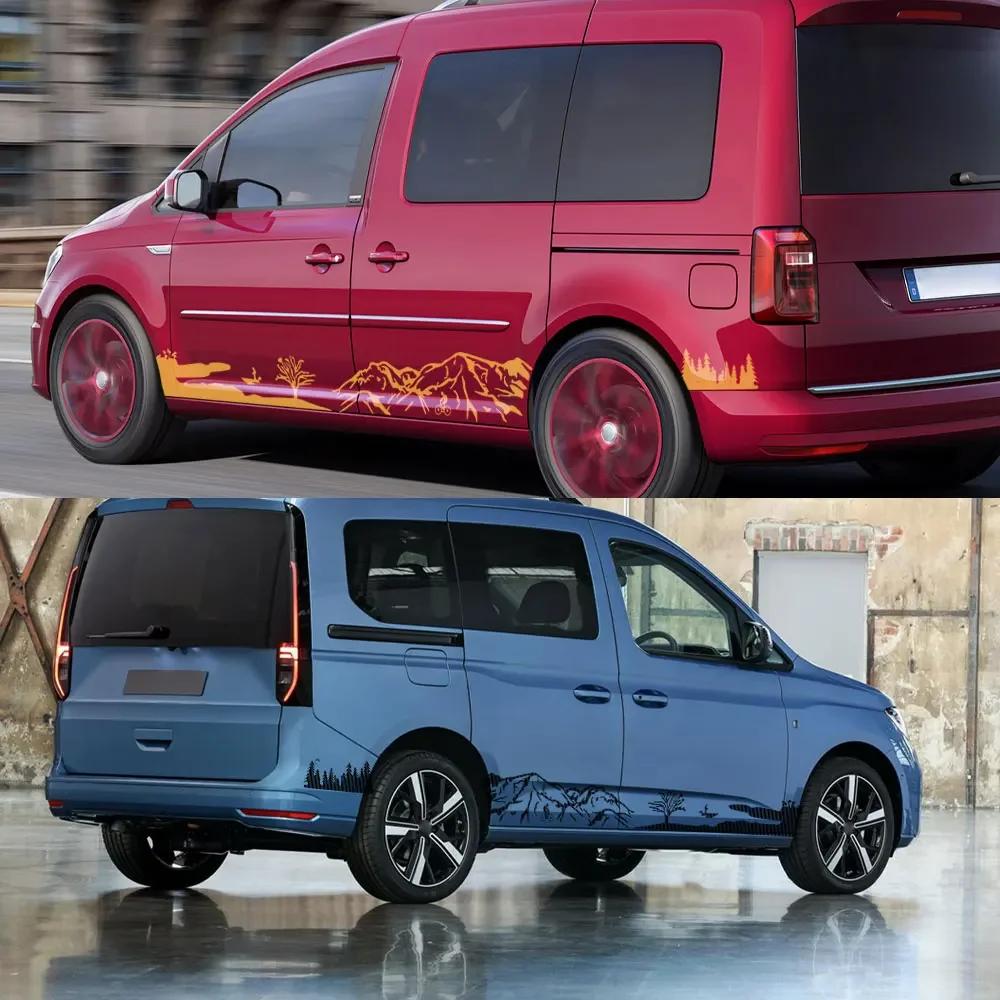 Автомобильные наклейки для Volkswagen VW Caddy MK1 MK2 MK3 MK4 4 3 2 Maxi Kombi Виниловые наклейки Графика для фургона-кемпера Автоаксессуары для тюнинга