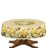 Sweet Sweet Floral Tablecloth Embossed Edge Waterproof Desk Decoration Cloth Anti-fouling Rabbit Butterfly Table Mat Dining Room