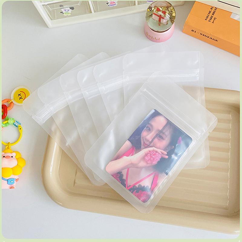 10 Pcs Multicolour Heat Sealable Flat Pouches Ziplock Mylar Bag Small Plastic Zip Lock Aluminum Foil Package Bags Card Film
