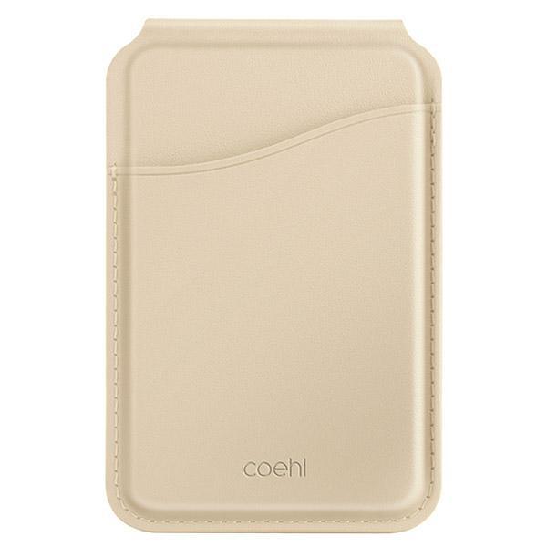 UNIQ Coehl Esme Magnetic Wallet with Mirror and Stand Cream