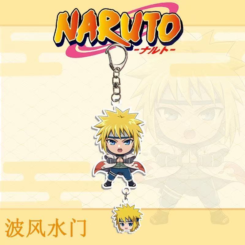 Аксессуары для акриловых брелоков Аниме Наруто Брелок для ключей с рисунком из мультфильма Узумаки Наруто