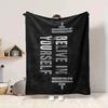1Pc Believe Yourself Poster Blanket Soft And Comfortable Casual Warm Camping Travel Christmas Halloween Xmas Gift M928265