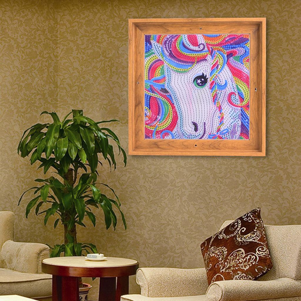 Рамка для картины декоративная из массива дерева съемная для масляной живописи настенная украшение для дома цвет палисандра 30 x 30 см