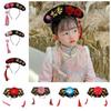Длинная кисточка для детей в китайском стиле обруч для волос Феникс королевский двор головной убор шляпа мужской/женский