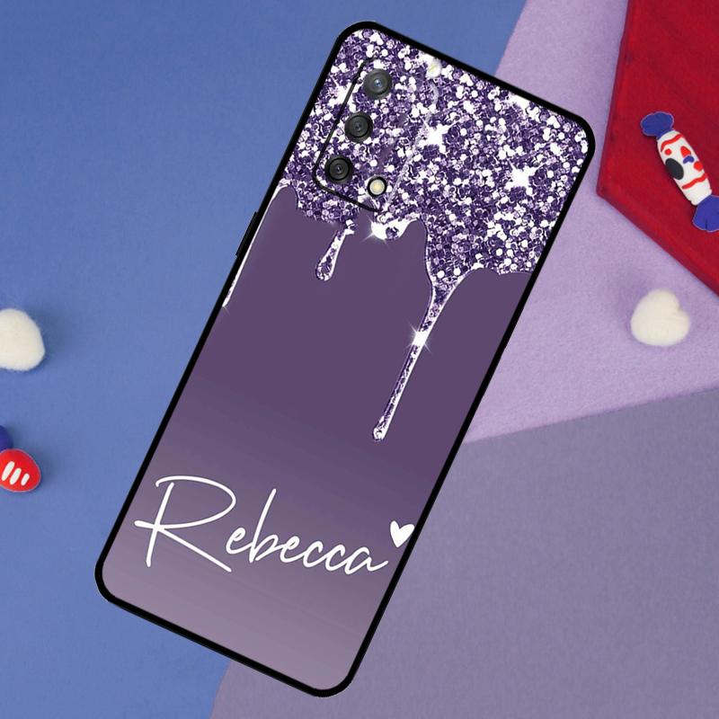 Персонализированный глянцевый блестящий чехол для OPPO A57S A54S A96 A76 A16 A5 A9 A53 A15 A17 A18 A58 A78 A98 A52 A72 A54 A74 A94