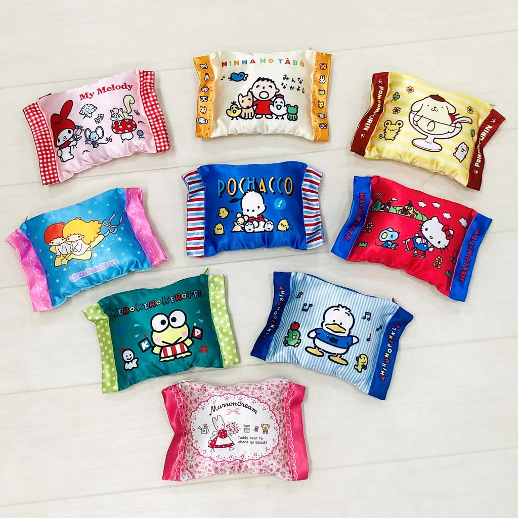 MORIPiLO Maron Cream Тканевый Sanrio Маленький предмет Плюшевая игрушка 20x14 см от Makura no Morishita Чехол, Персонажи, Чехол, Косметичка, Милый, (Чехол-подушка, Розовый)