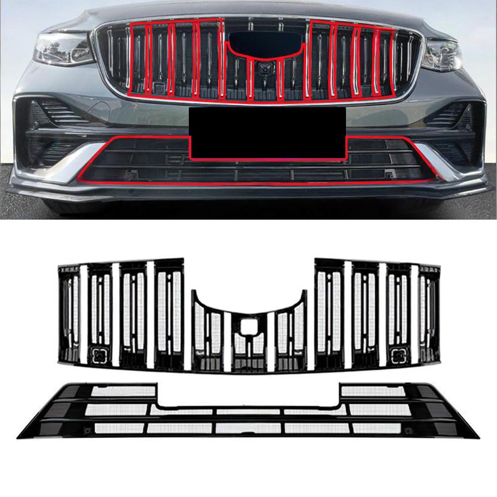 Сетка от насекомых на радиатор Geely 26 Model Xingrui: Простая установка на защелках, разборка не требуется