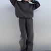 Wolfeel Solid Color Hoodies Pants 2-Pieces Sets Winter Thicken Fleece Women's Sweatshirt Oversized Fashion Warm Pullovers Sets