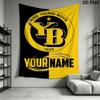 Custom Yb Wall Hanging Printed Fabric Blanket Decorative Tapestries for Bedroom Living Room Home Decor