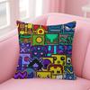 Game Geometry cartoon Dash   Pillow Cover Design cushion Cover decor Holiday Decorati