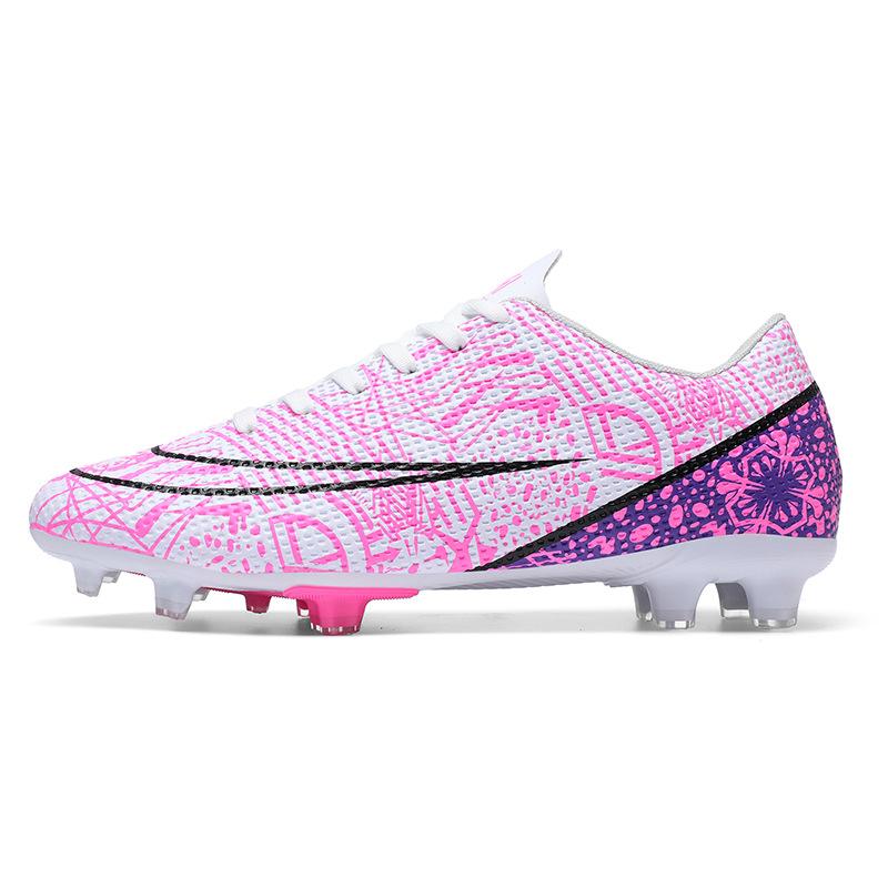 Low top football shoes boys and girls long nail sneakers soccer