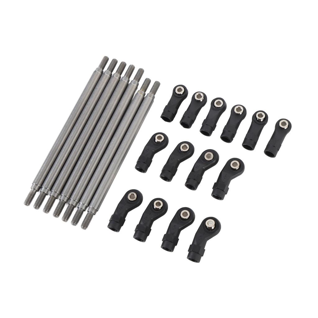 Полный комплект рулевых тяг для автомобиля, диаметр 6 мм, нержавеющая сталь, простая установка, комплект соединительных тяг для RC для Redcat