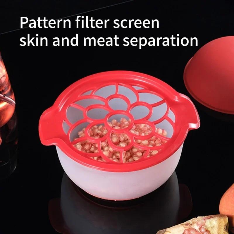 Инструмент для извлечения семян граната, кухонный сепаратор мякоти фруктов, овощечистка, кухонный гаджет для домашнего использования