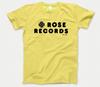 26 Rose Records Футболка 652 80-е Музыкальный магазин Чикаго Видео Кокосы Камелот Персики Унисекс Футболка