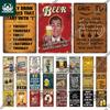 Decor Funny Beer Vintage Tin Sign Poster Retro Plaque Metal Plate for Bar Pub Club Man Cave Wall Stickers Decoration