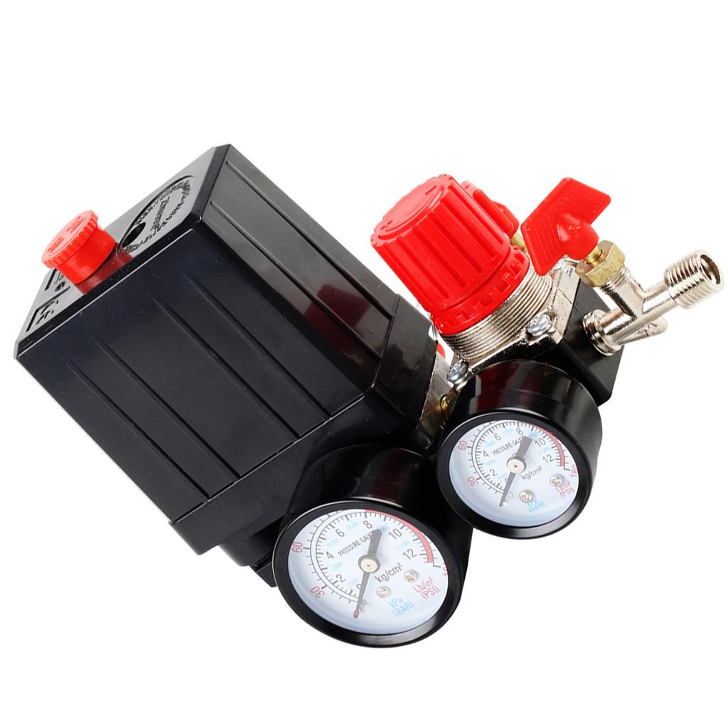 Air Compressor Pressure Switches Control Valves Air Pressure Regulator 90-120PSI / Safety Pressure Relief Valves