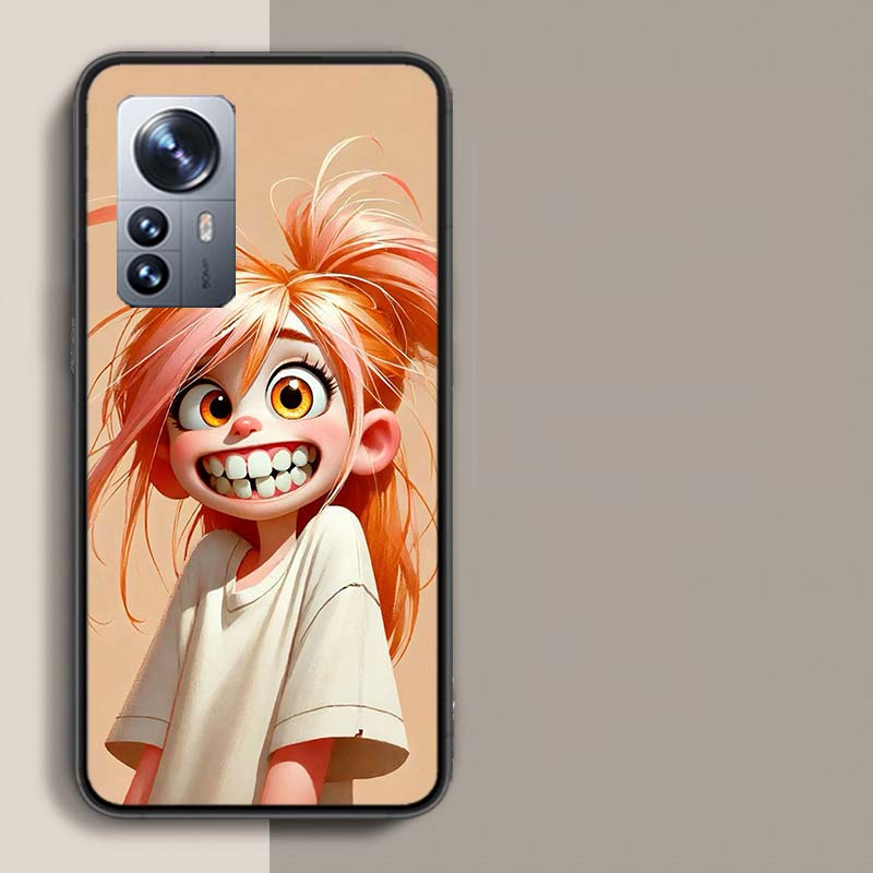 Необычные черты лица Чехол для телефона Для Redmi Note 13 Pro Plus 14 Pro+ 12S 12 11S 11T 11E 11 10S 10 9S 9 Xiaomi Capa TPU