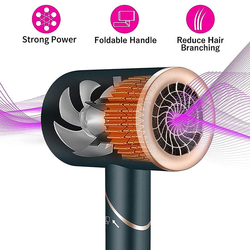 Negative Ion Household Hair Dryer High Power Folding Hair Dryer