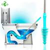 Household Toilet Dredge Tool Flexible Head Toilet Plunger Piston Clog Remover Clogged Siphon Toilet Strong Suction Drain Cleaner