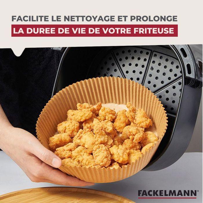 Ensemble de 200 Moules en papier pour air fryer carrés- FACKELMANN - Divers - 20 cm