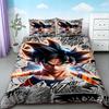 Пододеяльник Dragon Ball Аниме Мягкий Удобный Двуспальный Односпальный Кинг Детский Взрослый Подарок Комплект из Трех Предметов Декоративная Простыня Наволочка