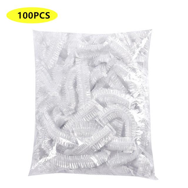 Одноразовая крышка для хранения продуктов Многоразовые эластичные чехлы для свежих продуктов Эластичная пленка Чаша Блюдо Крышка для еды Сумки для хранения свежих продуктов Шапочка для душа