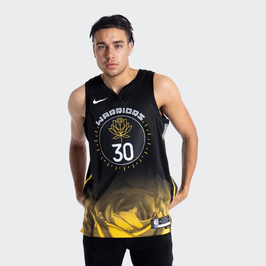 Nike Golden State Warriors 2022/23 Stephen Curry City Edition Swingman Jersey Black Unisex Streetwear DO9593-012