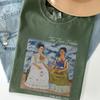 Frida Kahlo Painting Comfort Colors® Shirt Famous Painting Tshirt Latina Art Lover T-shirt Feminism Artist Gift for Her Vintage Artsy Tee
