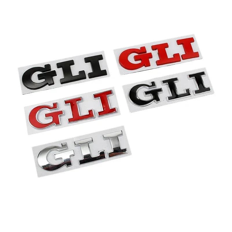 AGLNX1 8.5x3cm Car Side Metal Badge Rear Trunk Stickers for Volkswagen VW GLI Emblem GOLF 5 6 7 JETTA MK4 MK5 PASSAT Polo TOURAN T-ROC