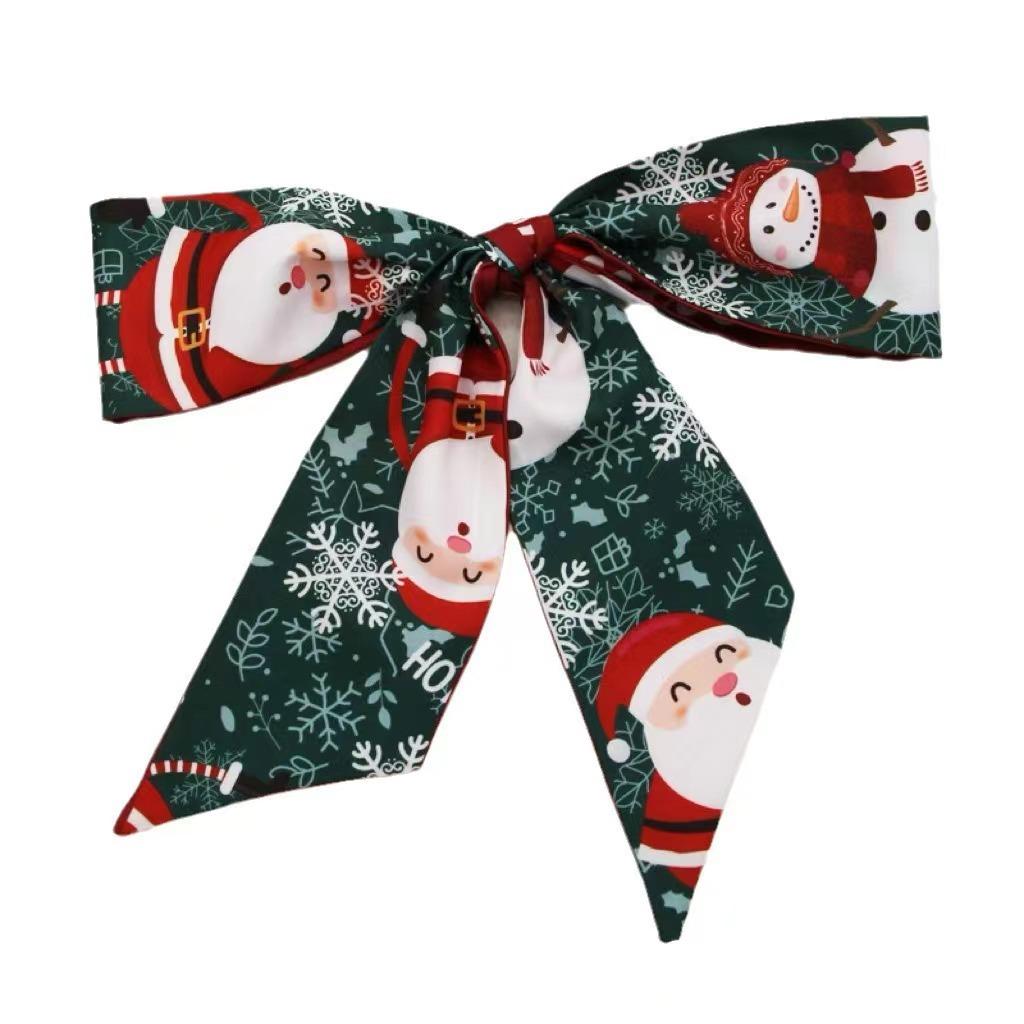 Женские повседневные рождественские повязки на голову, головные уборы, шарфы