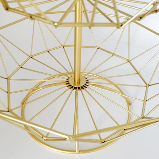 3-слойная корзина с фруктами в скандинавском стиле, изысканная железная прочная корзина для закусок для гостиной