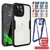 Clear 360 Full Wrap Phone Case For iPhone 16 Pro Max 15 14 13 12 11 SE2/SE3 Xr Xs 7 8 Plus Film With Lens Protection Back Cover